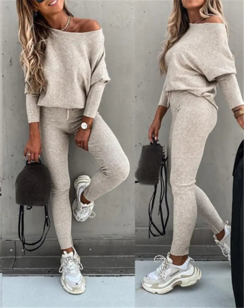 Trendy Commuter Neck & Pants Duo