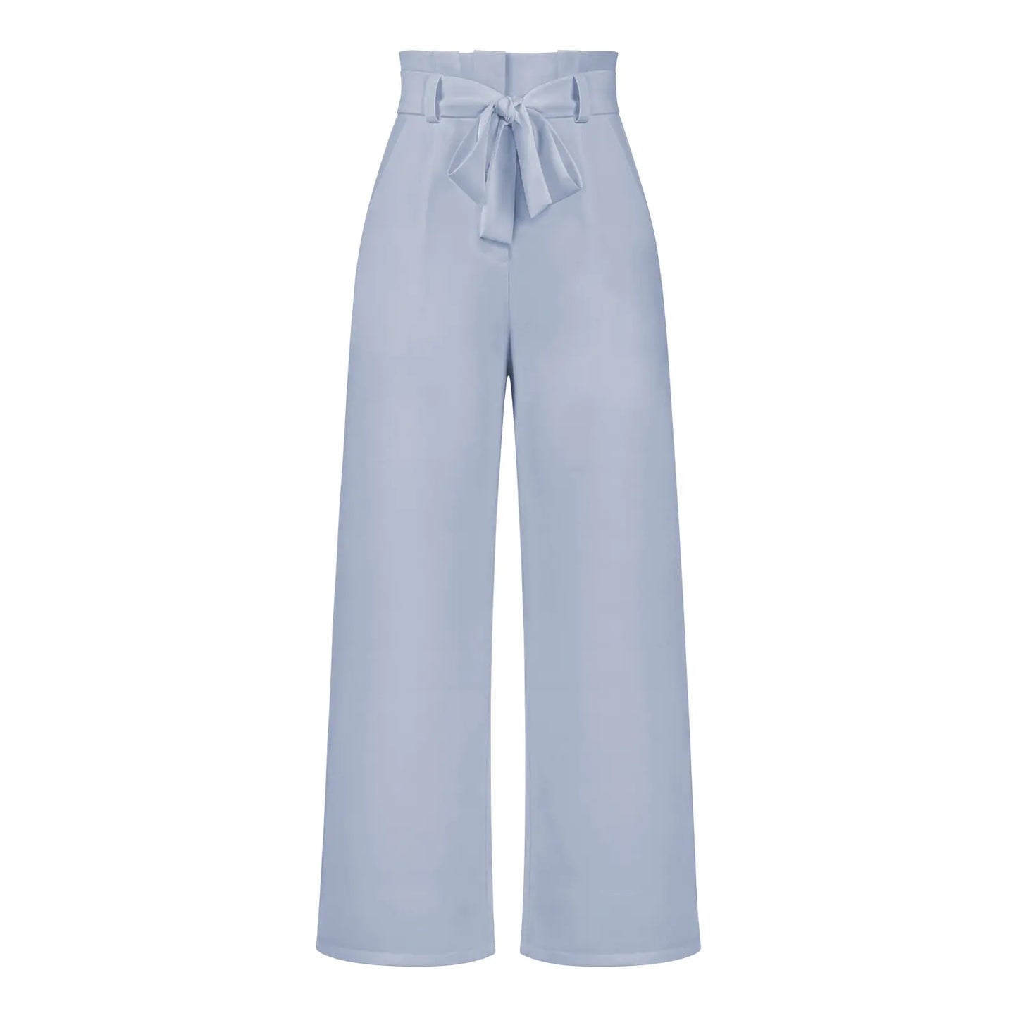 Elegant Women’s Ice Silk Wide-Leg Pants
