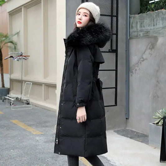 Women's Long Thick Cotton Padded Winter Jacket