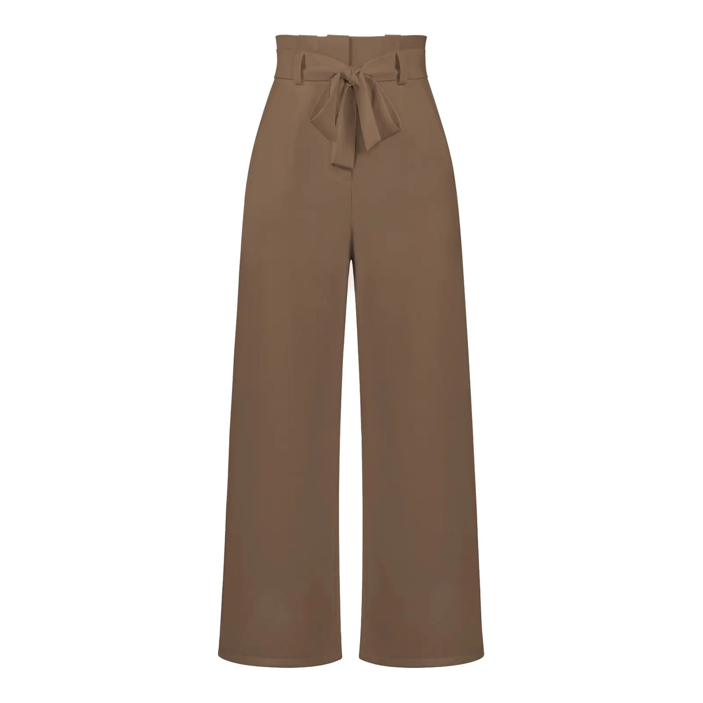 Elegant Women’s Ice Silk Wide-Leg Pants
