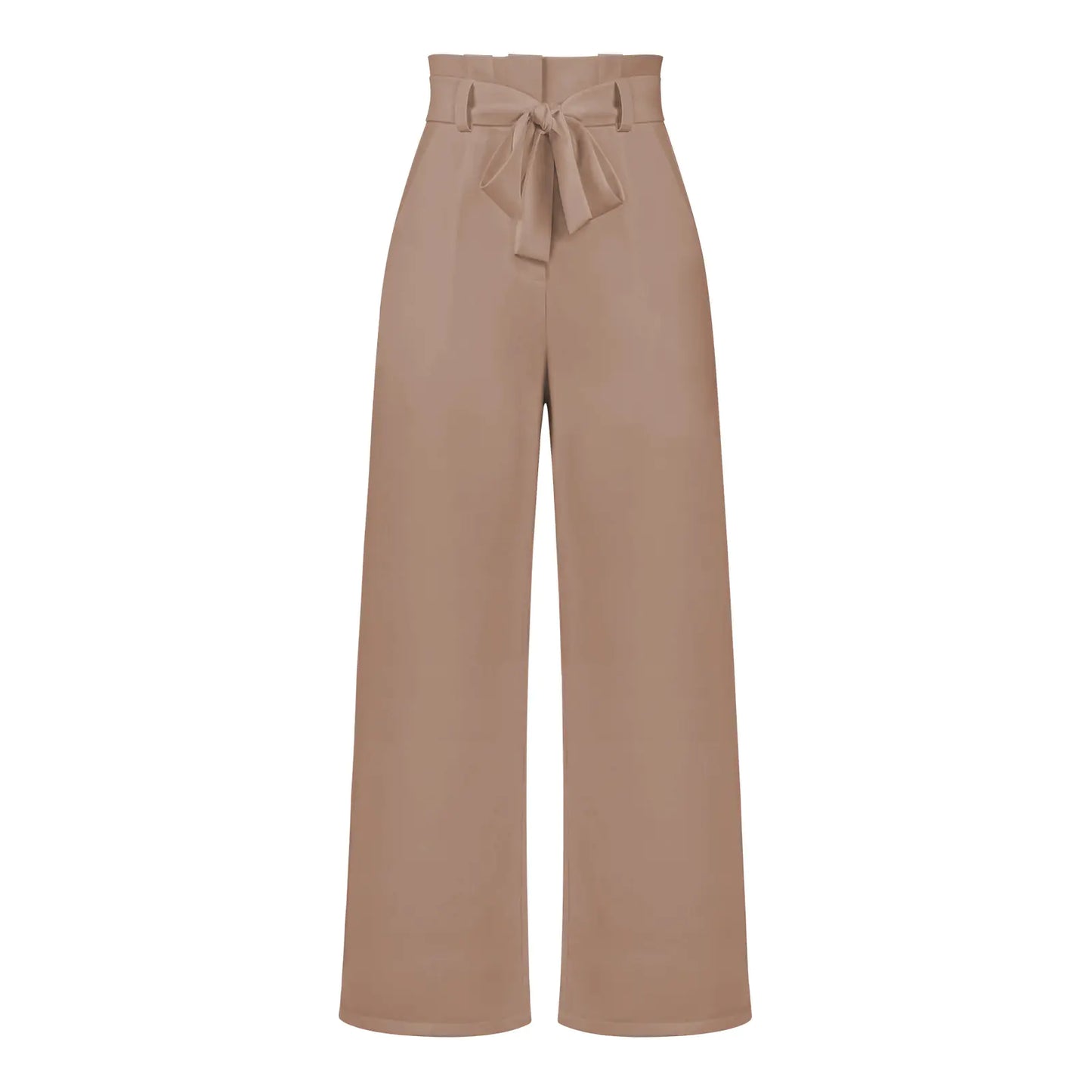 Elegant Women’s Ice Silk Wide-Leg Pants