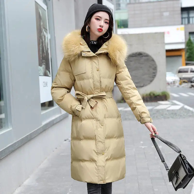 Women's Long Thick Cotton Padded Winter Jacket