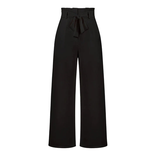 Elegant Women’s Ice Silk Wide-Leg Pants