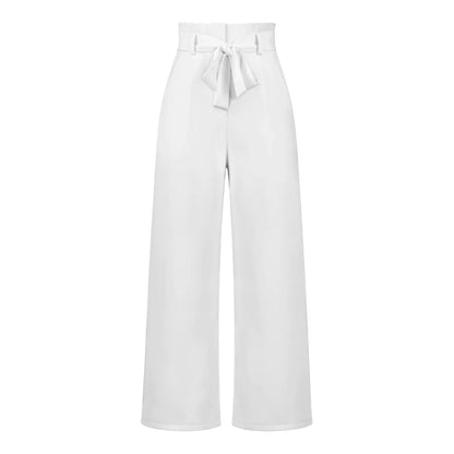 Elegant Women’s Ice Silk Wide-Leg Pants