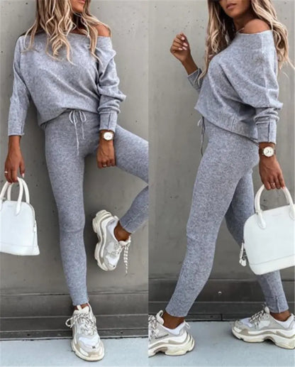 Trendy Commuter Neck & Pants Duo