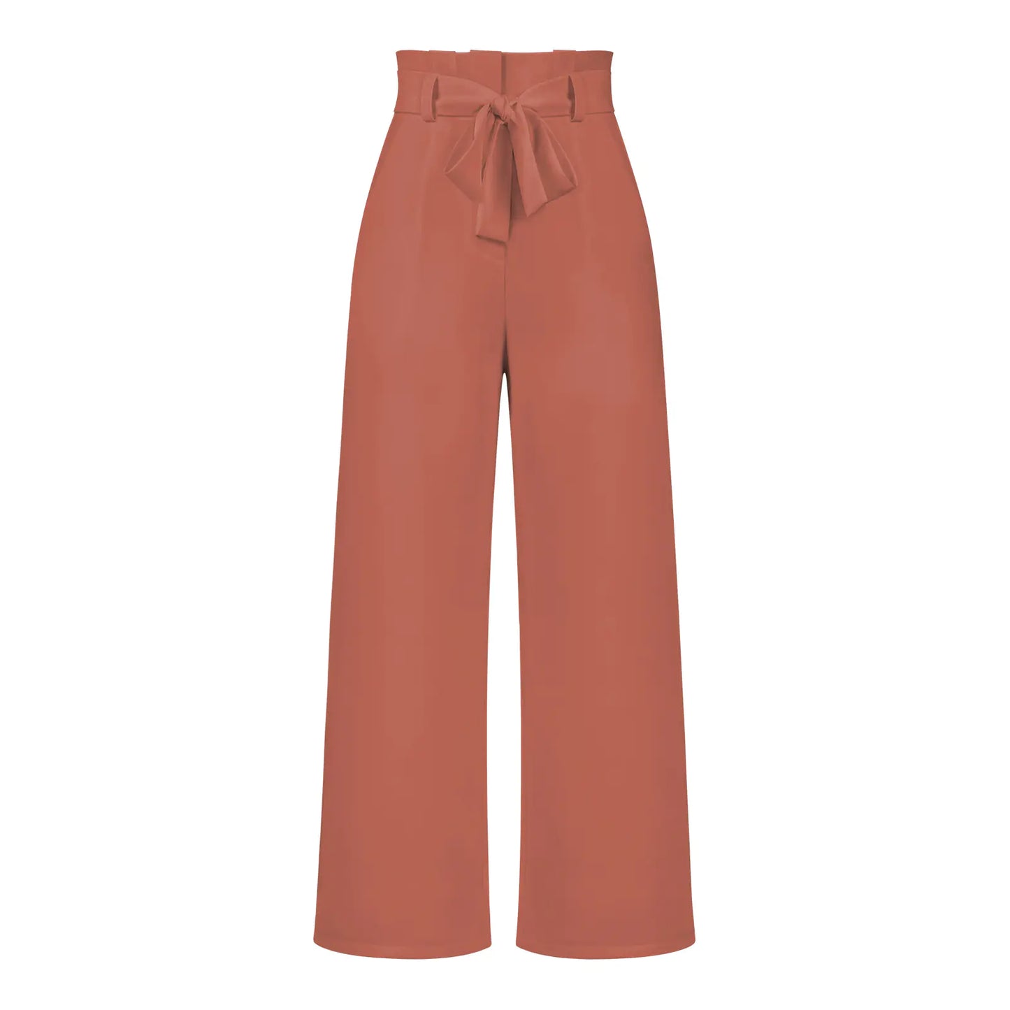 Elegant Women’s Ice Silk Wide-Leg Pants