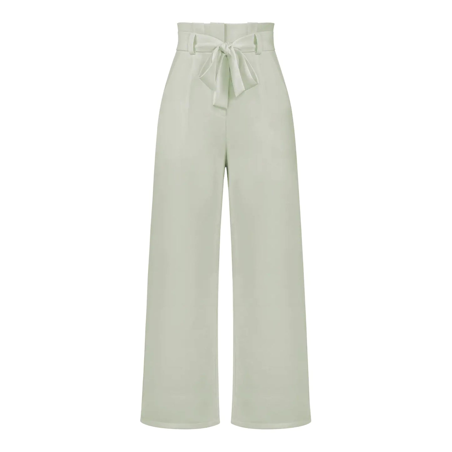 Elegant Women’s Ice Silk Wide-Leg Pants
