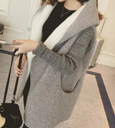 Hooded Jacket, Cashmere Sweater, Blended Cardigan