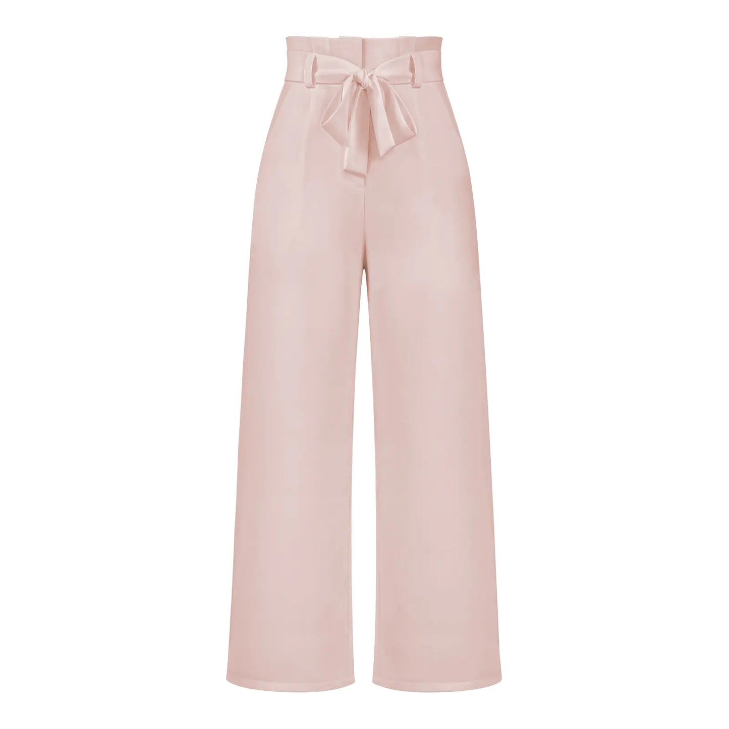 Elegant Women’s Ice Silk Wide-Leg Pants