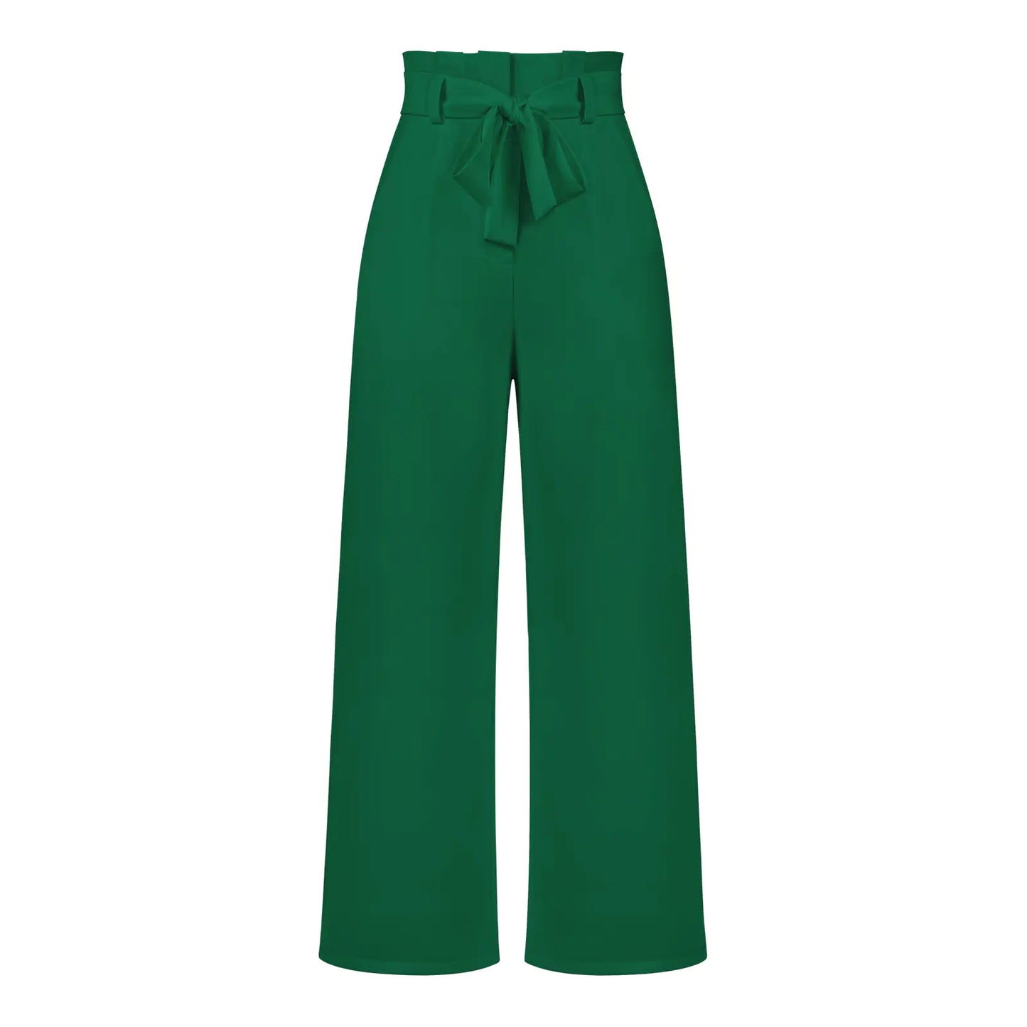 Elegant Women’s Ice Silk Wide-Leg Pants
