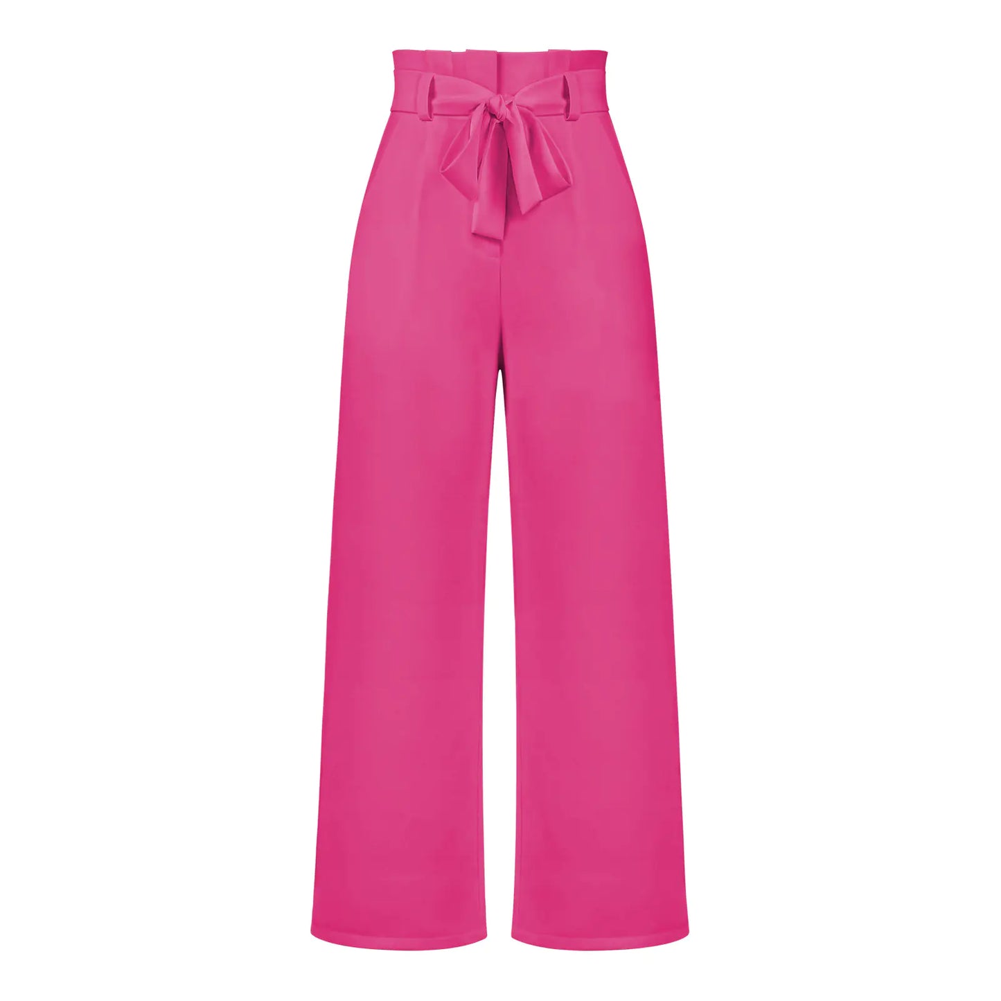 Elegant Women’s Ice Silk Wide-Leg Pants